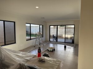 new build painting your new home